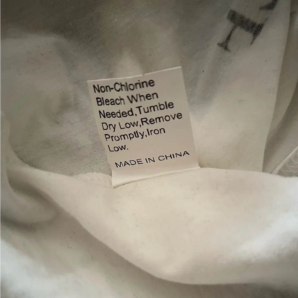 SHEIN Put Yourself First White Halter Top Size S - Picture 6 of 6